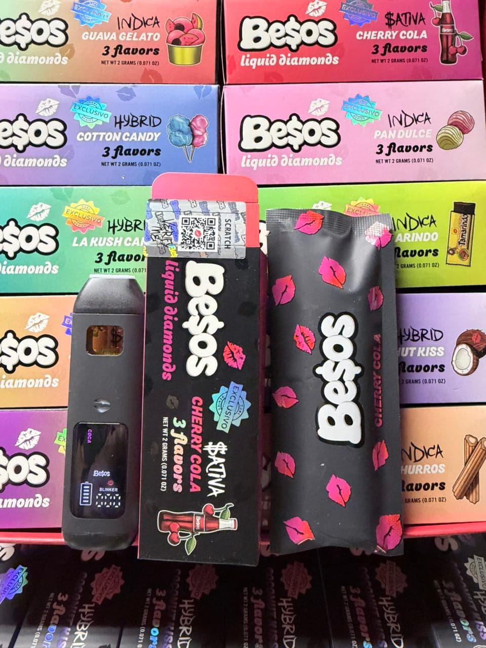 Besos 💋2G Dispos — premium disposables from Real Duck Distro Los Angeles, nationwide cannabis shipping