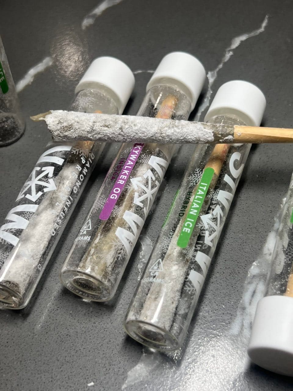 Snow Infused Prerolls  Shipped 📦 — premium prerolls from Real Duck Distro Los Angeles, buy online with nationwide cannabis shipping